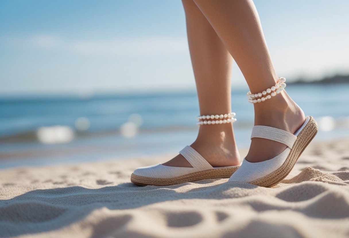 Sådan styler du dine strandsko med smukke perleøreringe til stranden